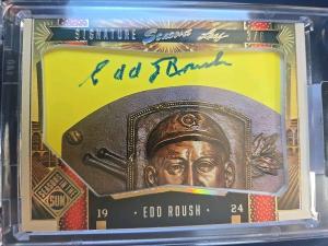 Edd Roush 2025 Leaf Cut Signature 3/6