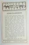 1975 Fleer John Clarkson Baseball Card
