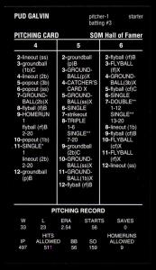 2024 Strat-O-Matic Black Pud Galvin Card