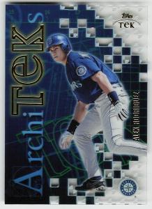 2000 Topps Tek Alex Rodriguez Mariners Card