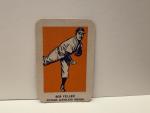 1952 Bob Feller Wheaties Hand Cut Sports Card