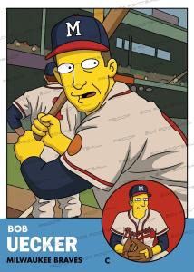 Bob Uecker 1963 Rookie Custom Trading Card