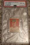 1923 Red Faber PSA 8 Baseball Card