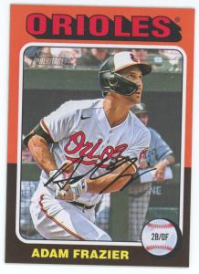 2024 Topps Heritage Adam Frazier #71 SP Card