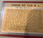 1963 Topps Pride of the N.L. #138 Mays, Musial