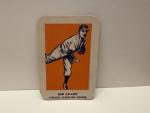1952 Bob Feller Wheaties Hand Cut Sports Card