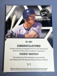 2024 Leaf Hideki Matsui 1/1 NY Yankees Card