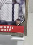 2022 Topps Series 1 Gerrit Cole Gold Relic /50
