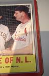 1963 Topps Pride of the N.L. #138 Mays, Musial