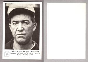 1963 Hall of Fame Grover Cleveland Alexander Photo Pack