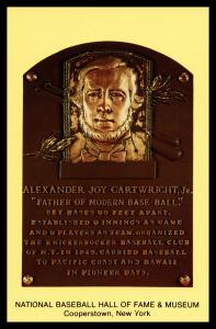 Cooperstown Hall of Fame Alexander Cartwright Postcard