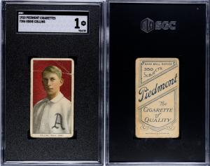 Eddie Collins 1909-11 T206 Baseball Card SGC 1