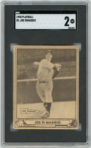 1940 Play Ball Joe DiMaggio Sports Card