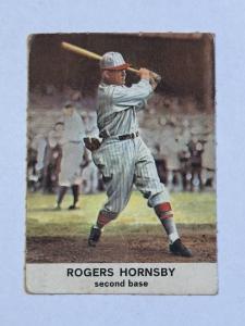 1961 Golden Press Rogers Hornsby HOF Card