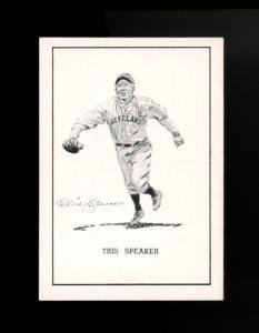 Tris Speaker 1950-56 Callahan Hall of Fame Card