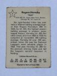 1961 Golden Press Rogers Hornsby HOF Card