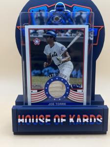 Joe Torre 2025 Topps Heritage Bicentennial Relic
