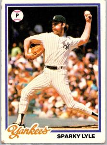 1978 Topps #35 Sparky Lyle Yankees Card