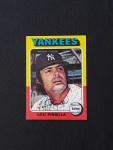 1975 Topps Lou Piniella Yankees Baseball Card