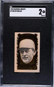 1963 Topps Bazooka Ed Walsh #7 Chicago White Sox