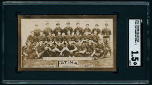 1913 T200 Fatima Team Cincinnati Reds Card