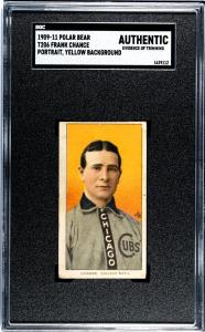 1909 Polar Bear T206 Frank Chance Card