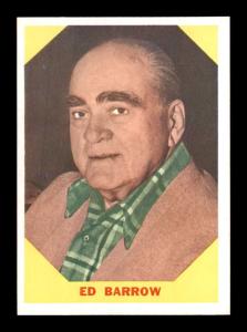 1960 Fleer Ed Barrow #23 Sports Card