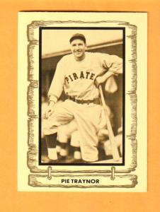 Pie Traynor 1980-83 Pittsburgh Pirates HOF Card