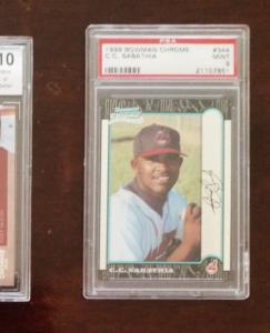 1999 Bowman Chrome C.C. Sabathia Rookie Card #344