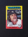 1975 Topps Lou Piniella Yankees Baseball Card