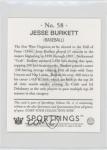 2021 Sportkings Mini Jesse Burkett #58 Card