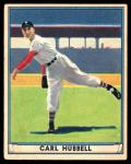 1941 Play Ball Carl Hubbell NY Giants Card