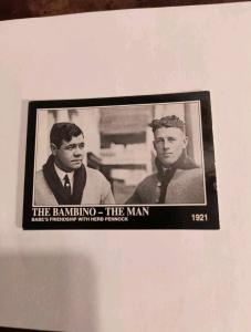 Babe Ruth & Herb Pennock 1992 Megacards #123