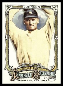 2025 Topps Allen & Ginter Walter Johnson Card