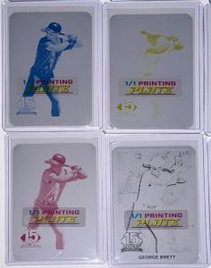 2025 Leaf George Brett 1990 Base Plate 1/1