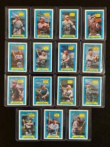 1972 Kellogg's All Time Greats Baseball Set