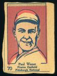 1928 W513 Paul Waner Baseball Strip Card