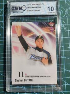 BBM Nippon Ham Fighters Shohei Ohtani Dual RC 10