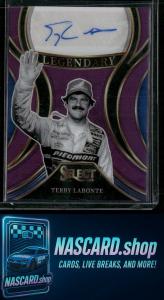 2024 Panini Select Terry Labonte Legendary Signatures