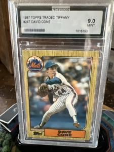1987 Topps Traded Tiffany David Cone #24T RC