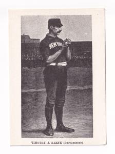 1973 TCMA Baseball Tim Keefe Harper's Weekly Card