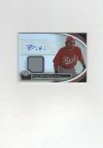 2013 Billy Hamilton Bowman Platinum Auto Relic