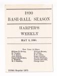 1973 TCMA Baseball Tim Keefe Harper's Weekly Card