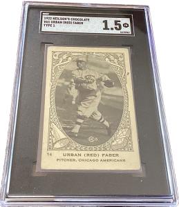 1922 Neilson’s Chocolate Faber White Sox Card