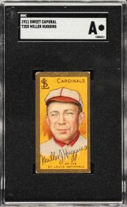 1911 T205 Miller Huggins Baseball Card SGC A