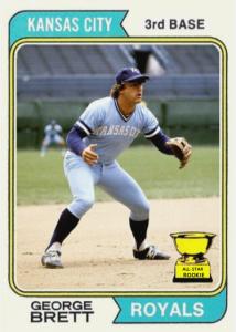 George Brett 74 Cards: Buy 5, Get 1 Free
