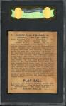 1940 Play Ball Joe DiMaggio Baseball Card SGC 2