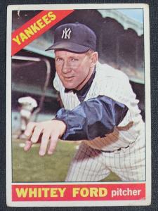 1966 Topps #160 Whitey Ford Baseball Card