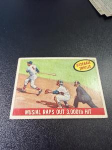 1959 Topps Stan Musial Baseball Thrills Card