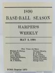 1973 TCMA Baseball Tim Keefe Harper's Weekly Card